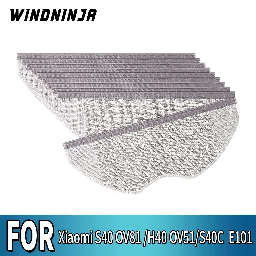 Replacement Mop Cloth Fit For Xiaomi S40 S40C H40 OV81 E101 OV51 Mop Pad Rags Vacuum Cleaner Accessories Spare Parts
