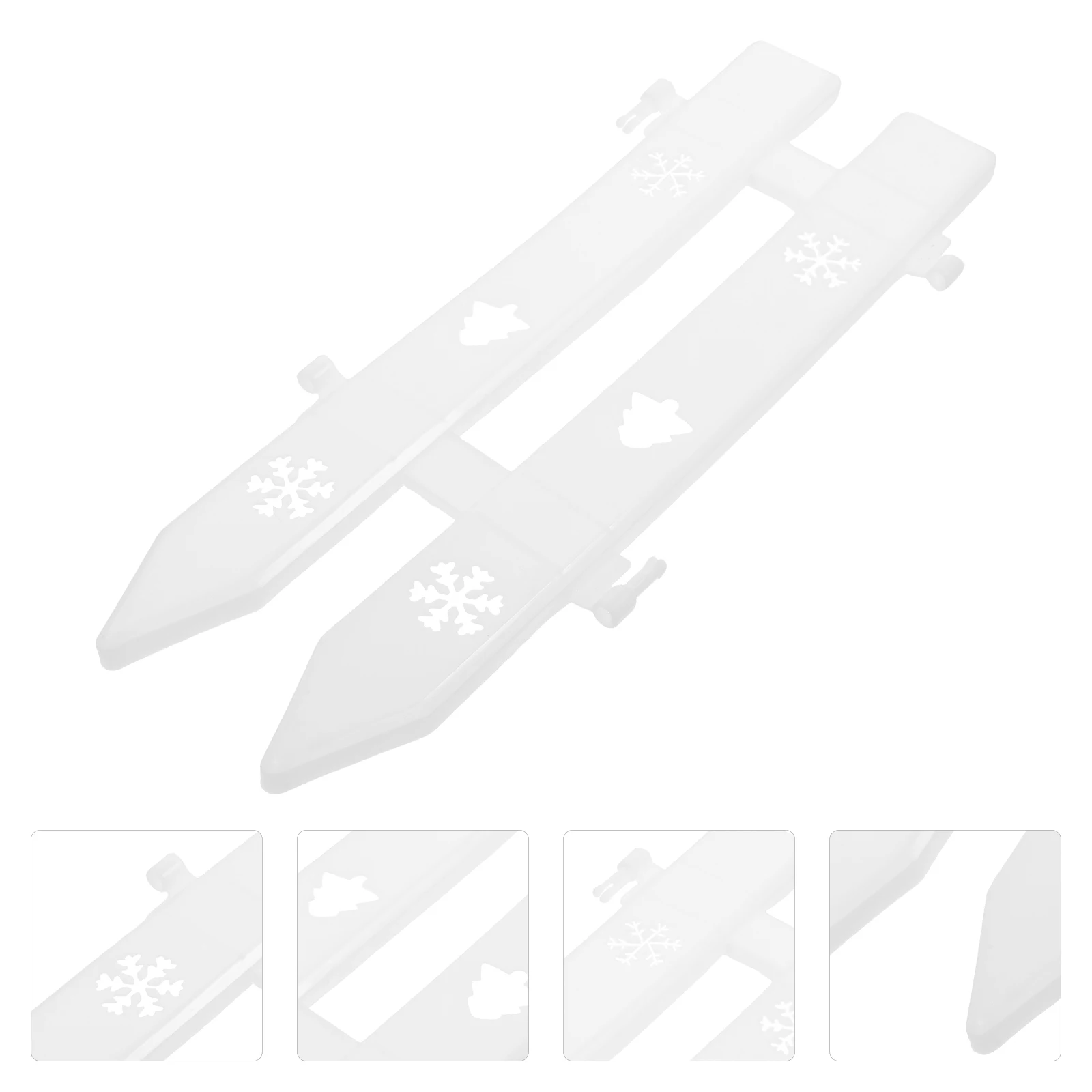 

20Pcs Christmas Tree Fence Plastic Garden Lawn Fence Decorative Yard Balcony Outdoor Partition Border Garden Decoration