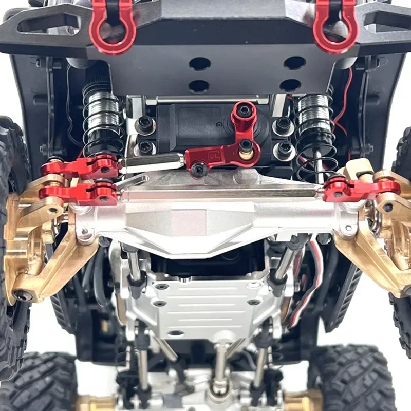 Servo braccio sterzo per Hyper GO MJX H12Y H12Y + OP Accessori Parti di aggiornamento in metallo Modello Rc Crawler Car Truck Buggy