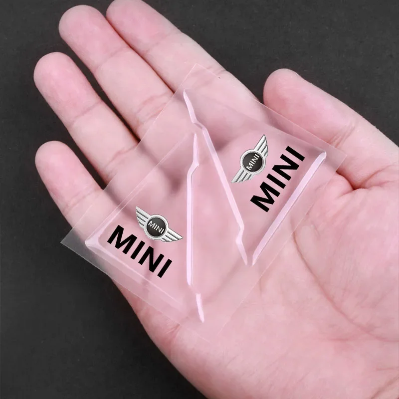 2Pcs Transparent Car Door Corner Cover Anti-Scratch Protection Sticker For MINI F54 F55 F56 R56 R60 SONE Roadster Clubman Coupe