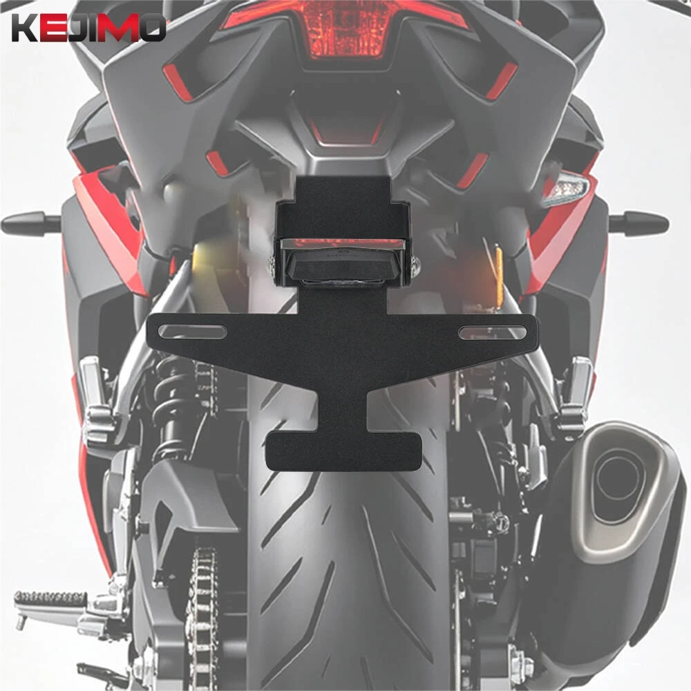 Accessories License Plate Frame Holder Rear Tail Fixed Bracket License Plate Lamp FOR QJMOTOR SRK 125 150 250 2021 - 2025 2026