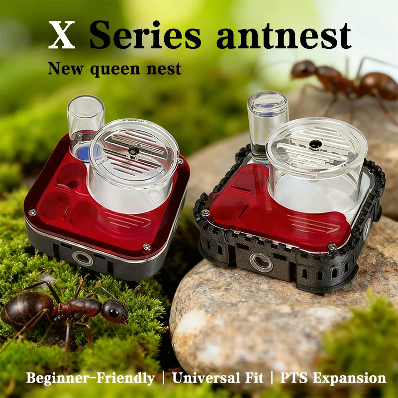 

New Queen Nest X1 Series 3D Printed Ant Nest Flat Eco-Box Breeding Tank Farm Space Station