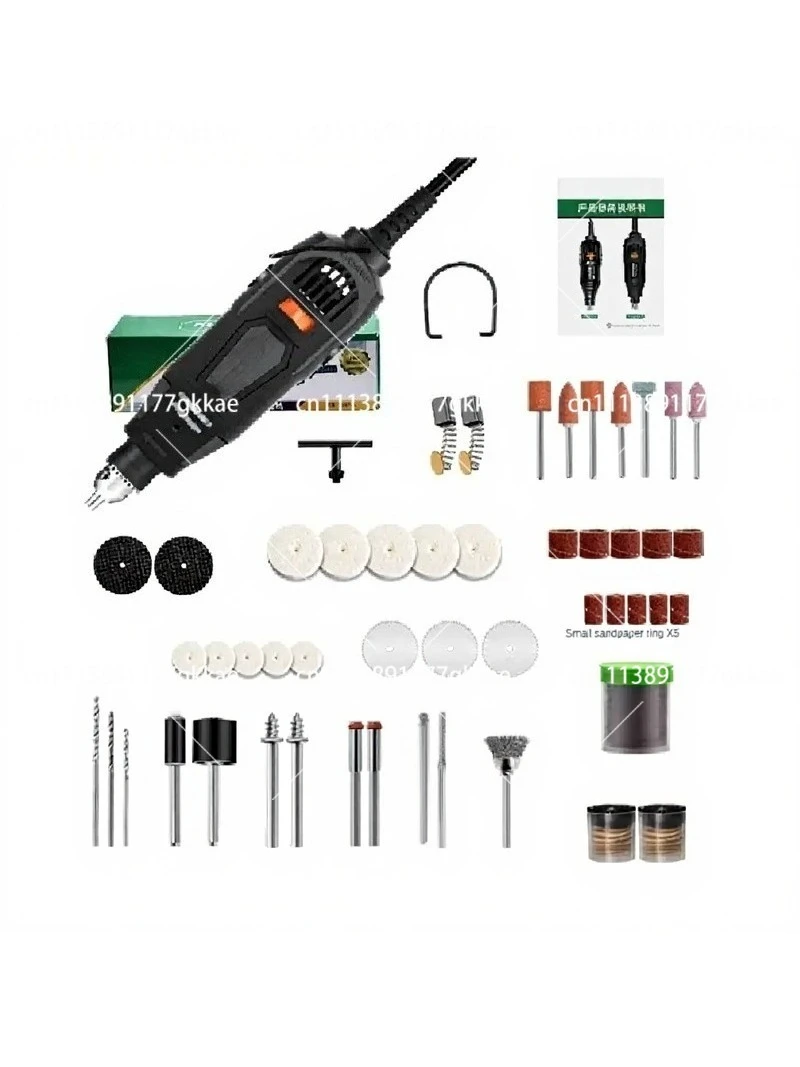 Mini Electric Drill Engraver 220V Rotary Tool Kit with Power Accessories for DIY Craft