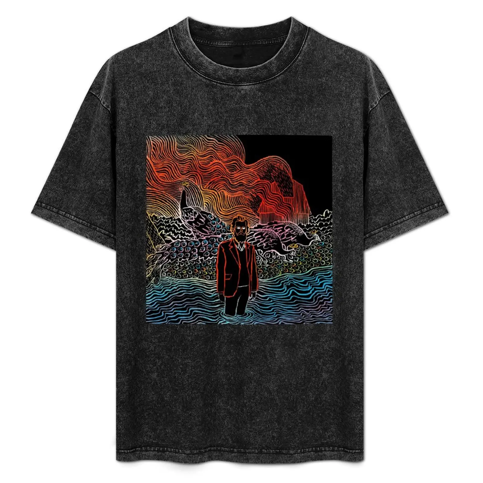 

Top Art Design IRON And Wine Samuel Sam Ervin Beam cakil Edition American Music Popular T-Shirt Work Wear Short Sleeve T-Shirt