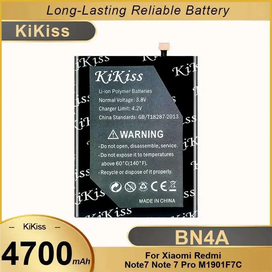 

BN4A 4700Mah Safe For Xiaomi Redmi Note7 Note 7 Pro M1901F7C Mobile Phone Battery