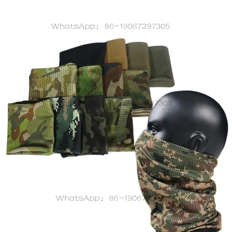 

Тактическая камуфляжная мужская легкая солнцезащитная маска для езды на велосипеде на открытом воздухе, встроенная с шарфом