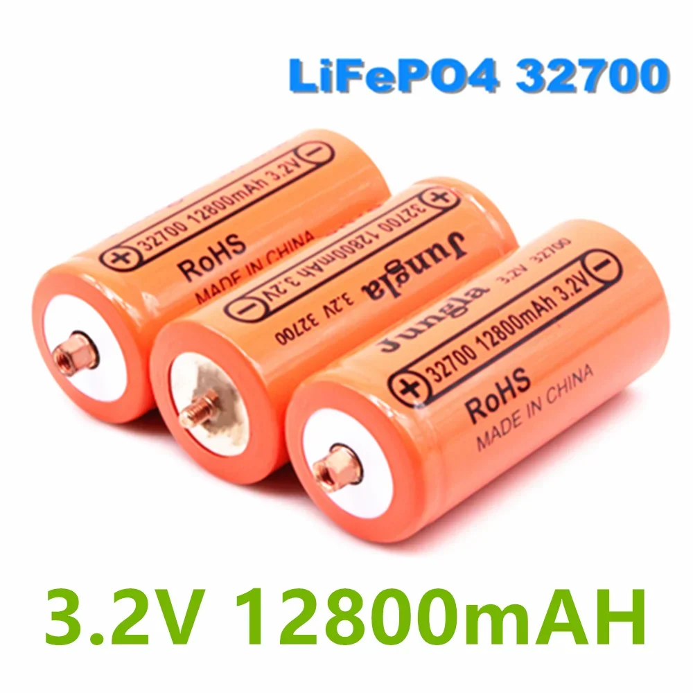Original Brand 32700 3.2V 12.8Ah  Lifepo4 Rechargeable Battery Professional Lithium Iron Phosphate Power Battery with Screw