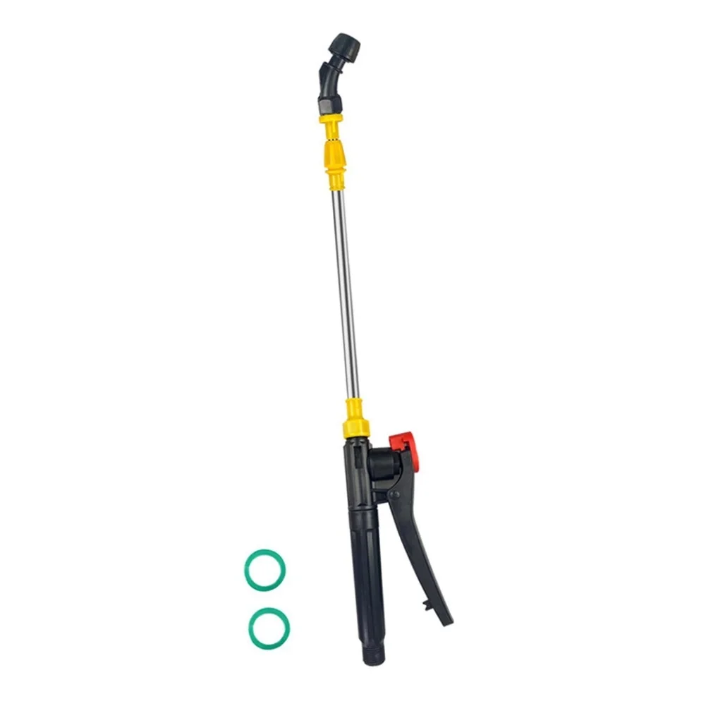 Telescopic Sprayer Pole Adjustable Stainless Steel For Watering Extension 45 80cm for Garden Plants and Outdoor Surfaces