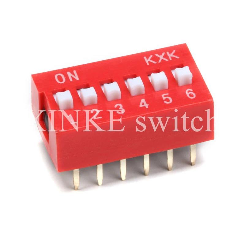 1 PCS/Lot DIP Switch Coding Toggle Switch Spacing 2.54MM DIP Dial The Code Switch 1 2 3 4 5 6 7 8 9 10 12 PIN Quick Switch