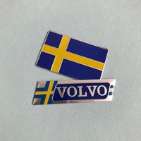 Car Side Trunk Logo Sticker Decoration Accessories For Volvo Rdesign Polestar AWD V50 S60 XC60 S40 XC40 XC90 V60 S80 S90 V90 V70