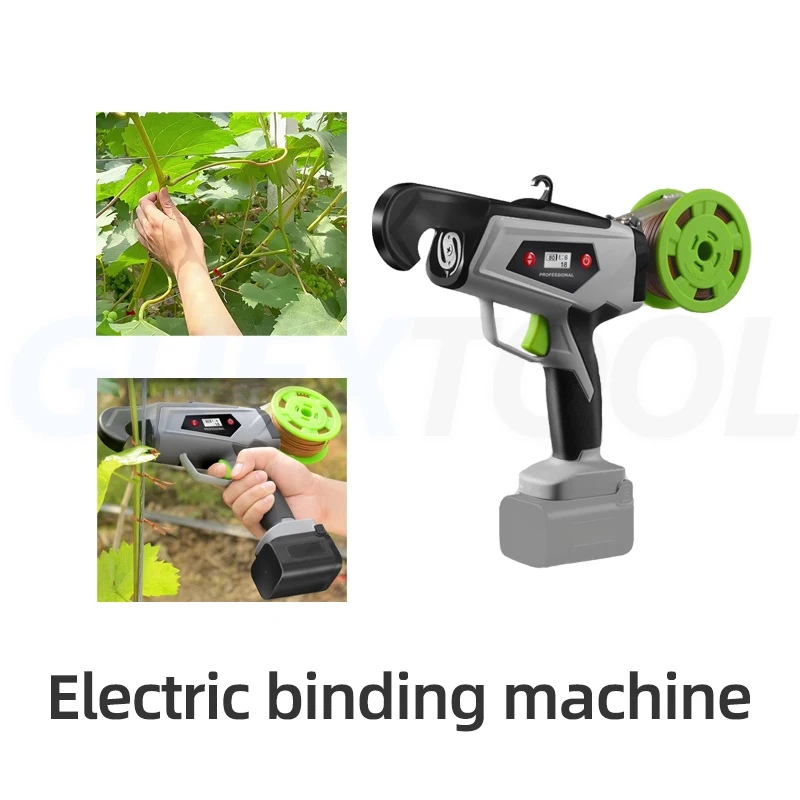 Electric Branch Tying Binding Machine for Grape Vine Kiwi Tomato Binding Branch Binding Vine Fully Automatic Knotter Garden Tool