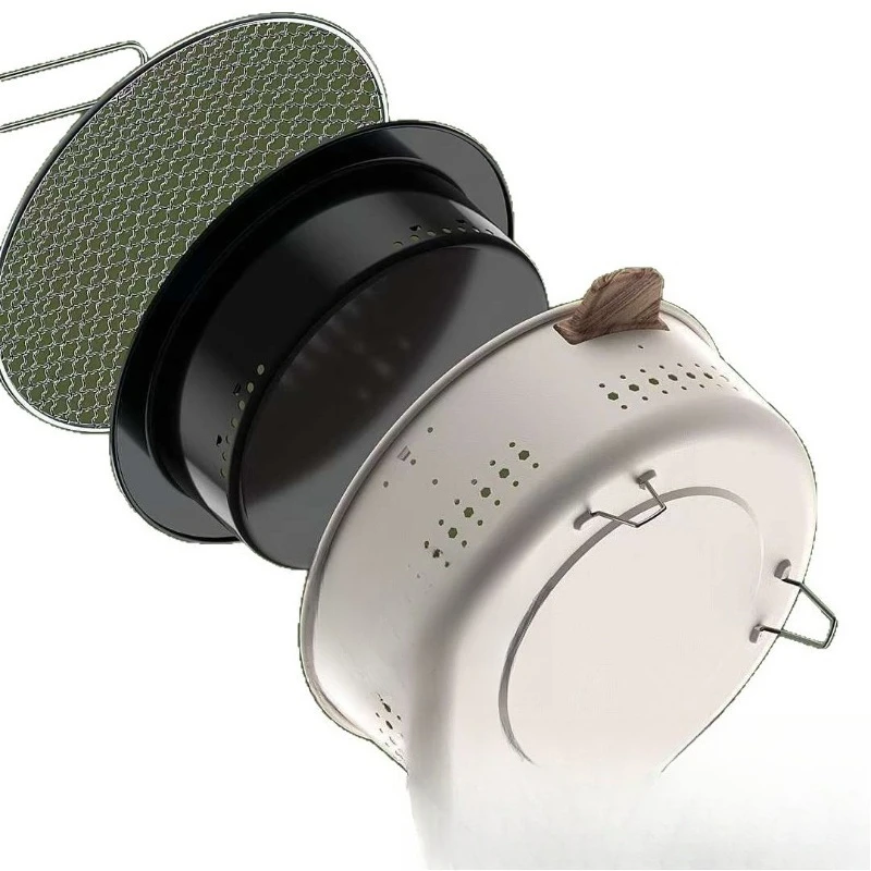 

Outdoor portable household enclosure stove, round Korean charcoal oven, household tea heating