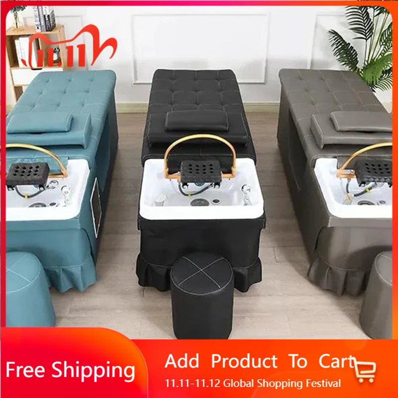 

Shampooing Light Shampoo Bed Beauty Salon Chair Japanese Hair Barber Shampoo Sink Salon Comfortable Cadeira Postmodern Furniture