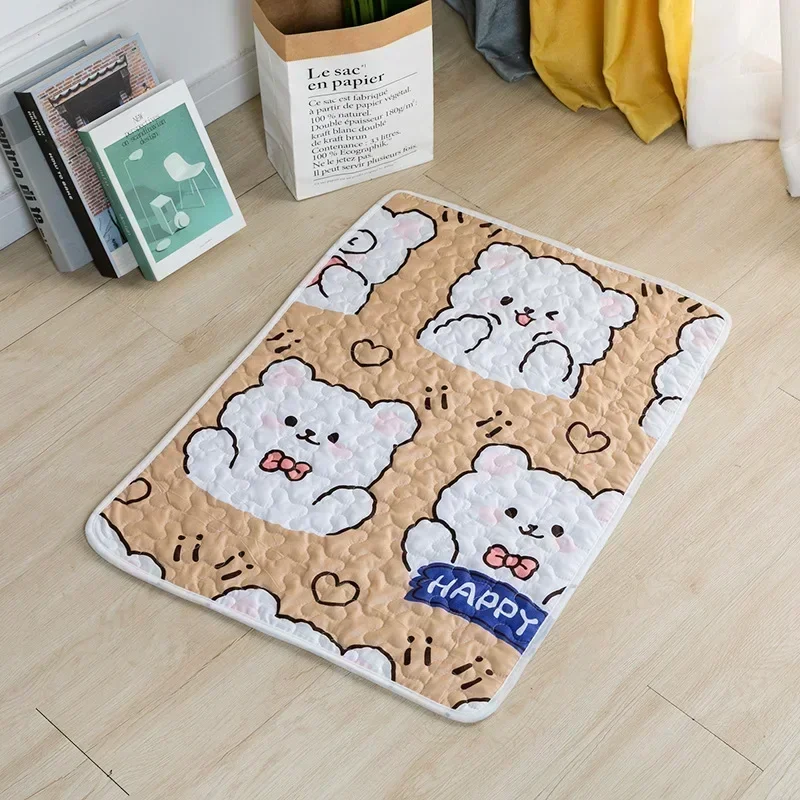 Pet Sleeping Blanket Mat para cães e gatos, almofada respirável, reutilizável, lavável, almofadas de xixi, macio, viagem, tapetes do carro