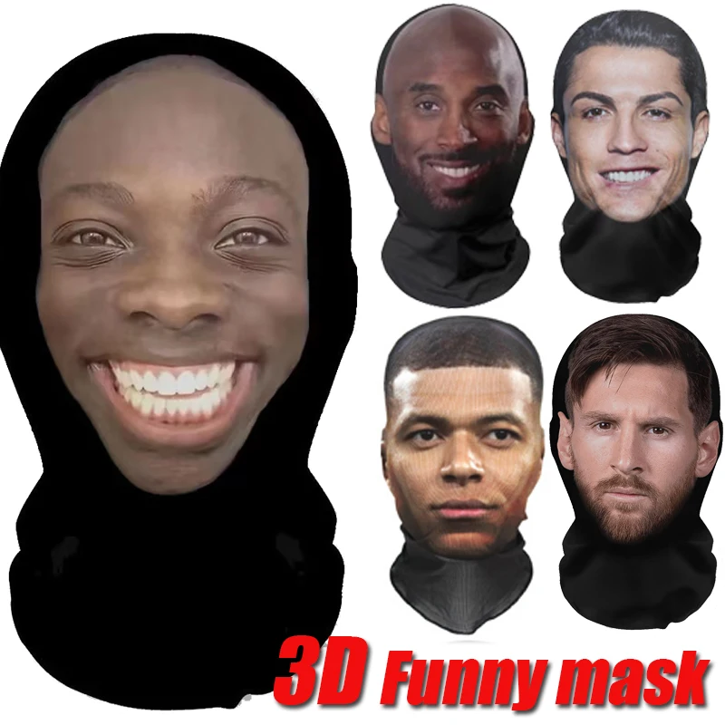 Volgelaatsmasker Celebrity Ball-game Ster Gezichtsmasker Simulatie Kanye Shiesty Mesh Masker voor Mannen Feestartikelen Cosplay Props Roman