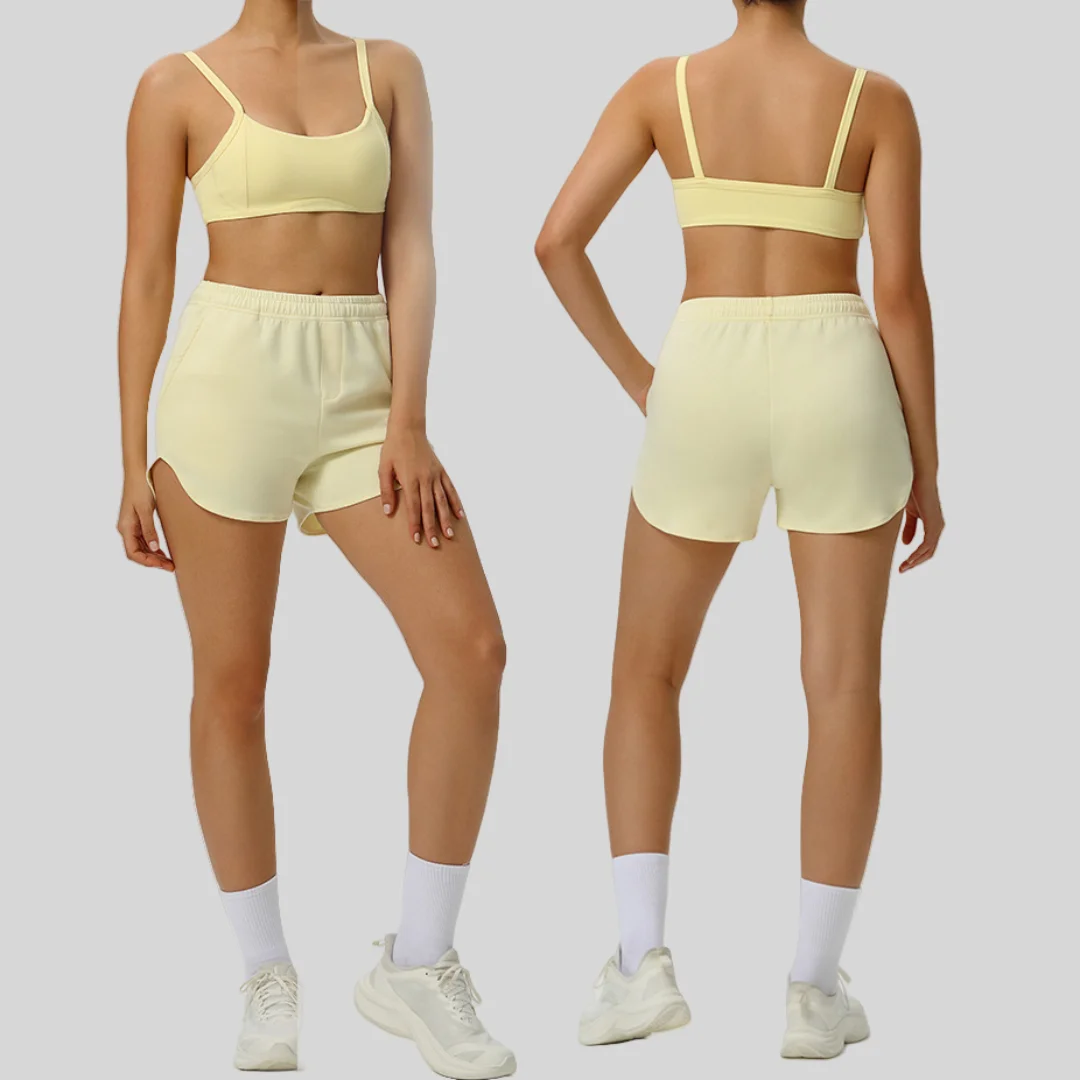 Yoga Suit Sports Fitness Leisure Loose Fitting Women's Yoga Pants Loose Fitting Pants Zipper Jacket Workout Clothing Gym Suit