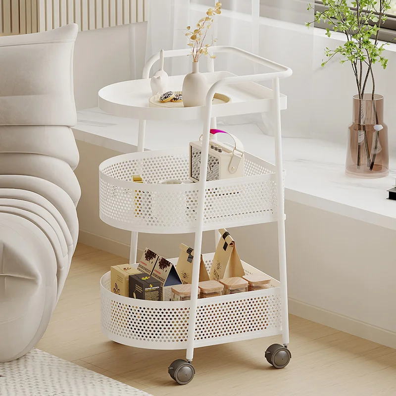 

Съемная тележка для гостиной, прикроватная стойка для дома, спальни, Многоярусное хранилище