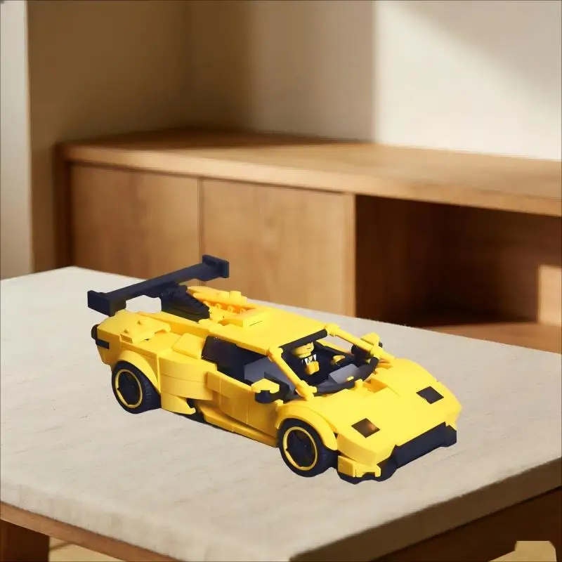 MOC 55126 Compatible Brand Vehicle Technical Building Blocks Racing Super Sports Car Model 392PCS Creative Gift Assemble Toys