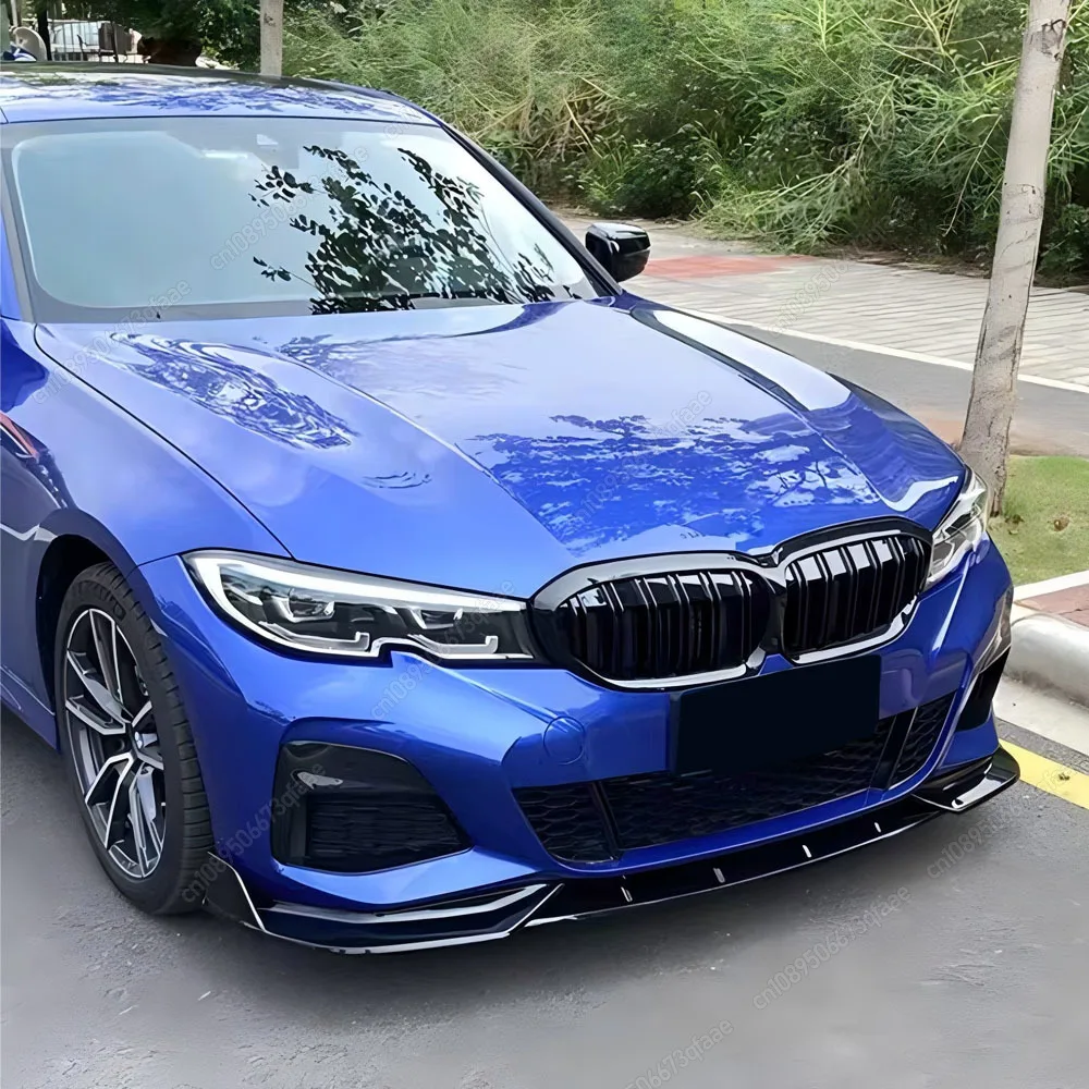 

Для BMW 3 серии G20 G21 318i 320i 330i M340i 330d 2019-2022 Pre-LCI: Черная передняя решетка радиатора (ноздри) для тюнинга кузова, гоночная решетка
