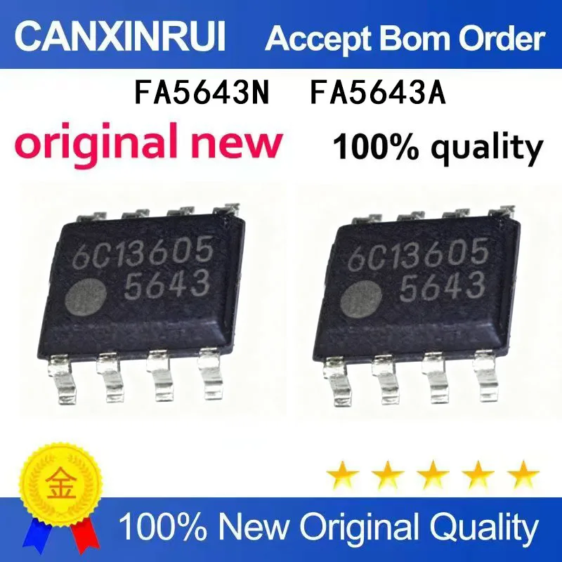 (5 Pieces)Brand new stock FA5643 FA5643N SOP-8 FA5643A 5643A