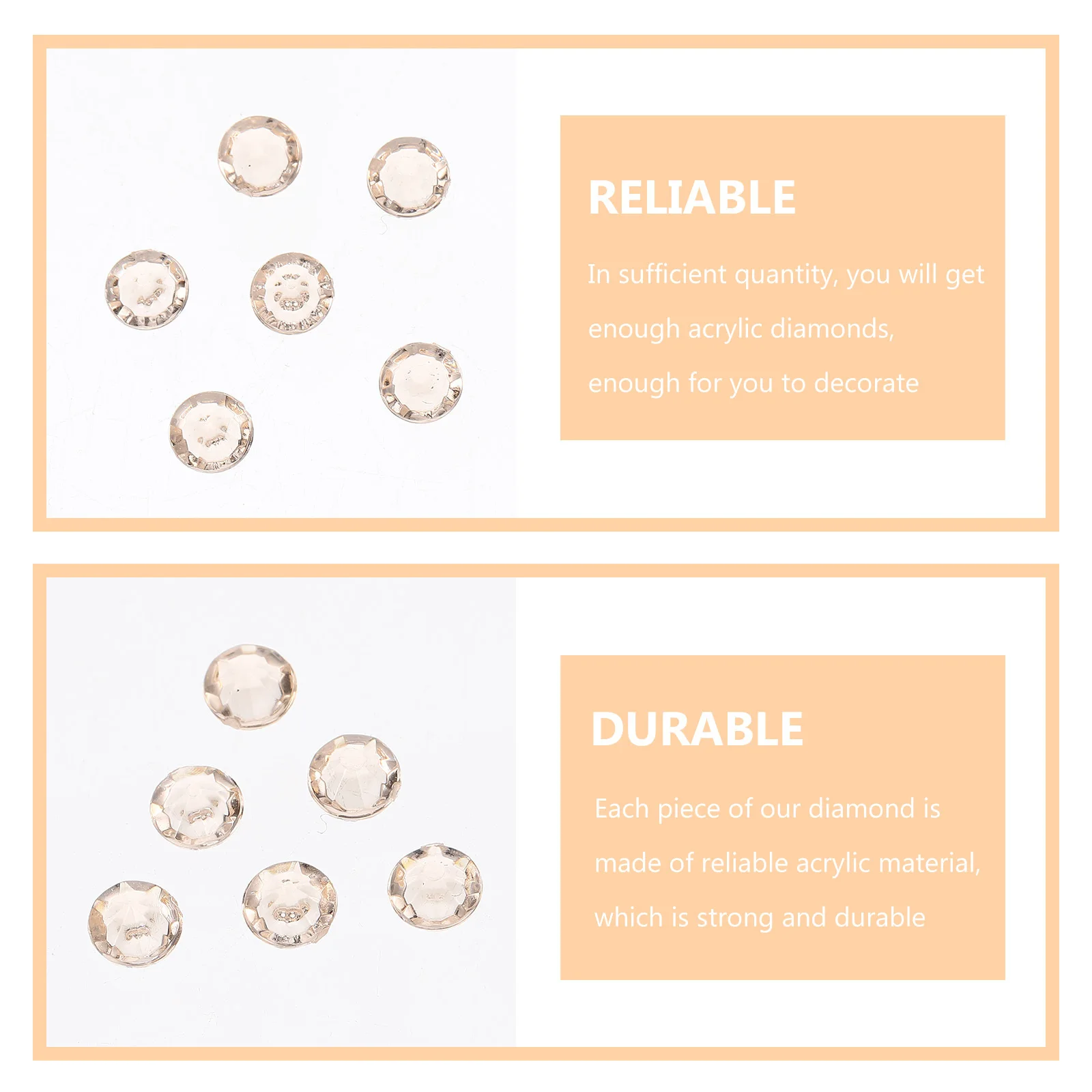 

1 Bag Of Acrylic Diamonds Clear Rhinestones Vase Filler Table Scatter For Decoration Diy Wedding Party Home Decor Jewelry