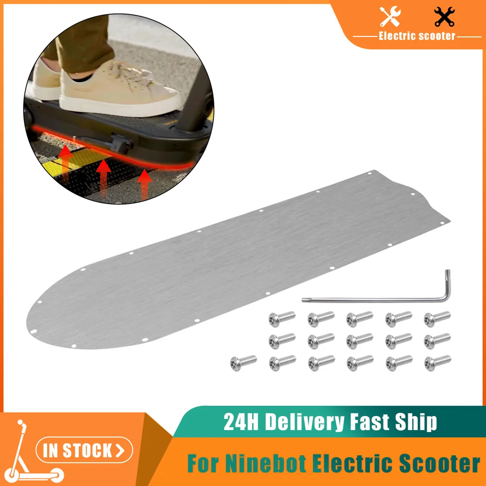 Stainless Steel Battery Bottom Cover for Ninebot Max G2 G65 Electric Scooter Anti-Collision Guard Chassis Protect Bottom Guard