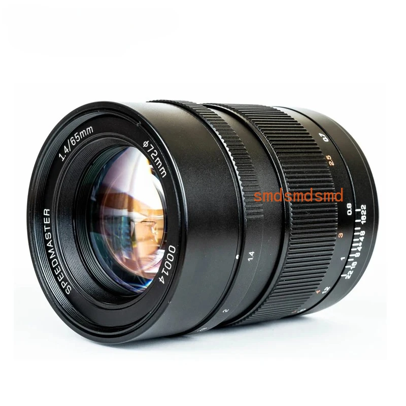 

65mm F1.4 Camera Lens Medium Format Large Aperture Manual Focus Lens For Fuji GFX Hasselbl XCD Mount Mirrorless Cameras