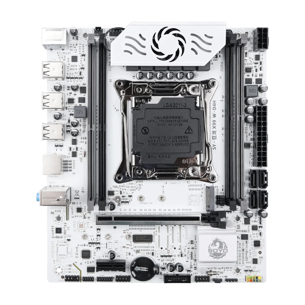 Placa-mãe MOUGOL X99 LGA 2011-3 XEON X99 com Intel E5 2680 v4 com kit combo de memória 1*8GB(8GB) DDR4 2133MHZ M.2 NVME