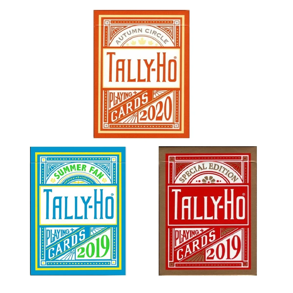 Tally-Ho Autumn Circle Back Playing Cards USPCC Summer Fan Back Deck Collectible Poker Entertainment