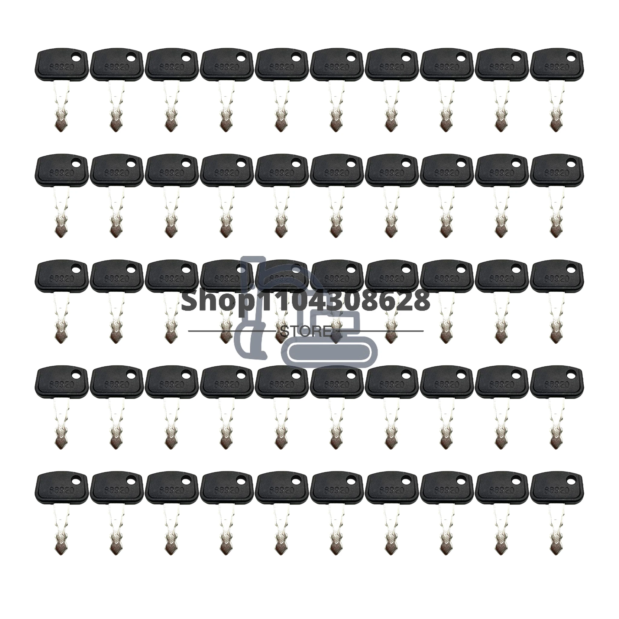 50PCS 68920 Ignition Keys PL501-68920 For Kubota B26 BX25 BX1860 BX2350 BX2360 BX2370 BX2660 BX2670