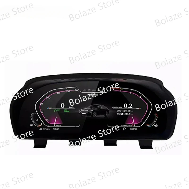 

12 INCH Screen LCD Dashboard Speedometer Digital Cluster for E60 E90 E70 E71 F10 F01 F30 F35 Instrument Panel