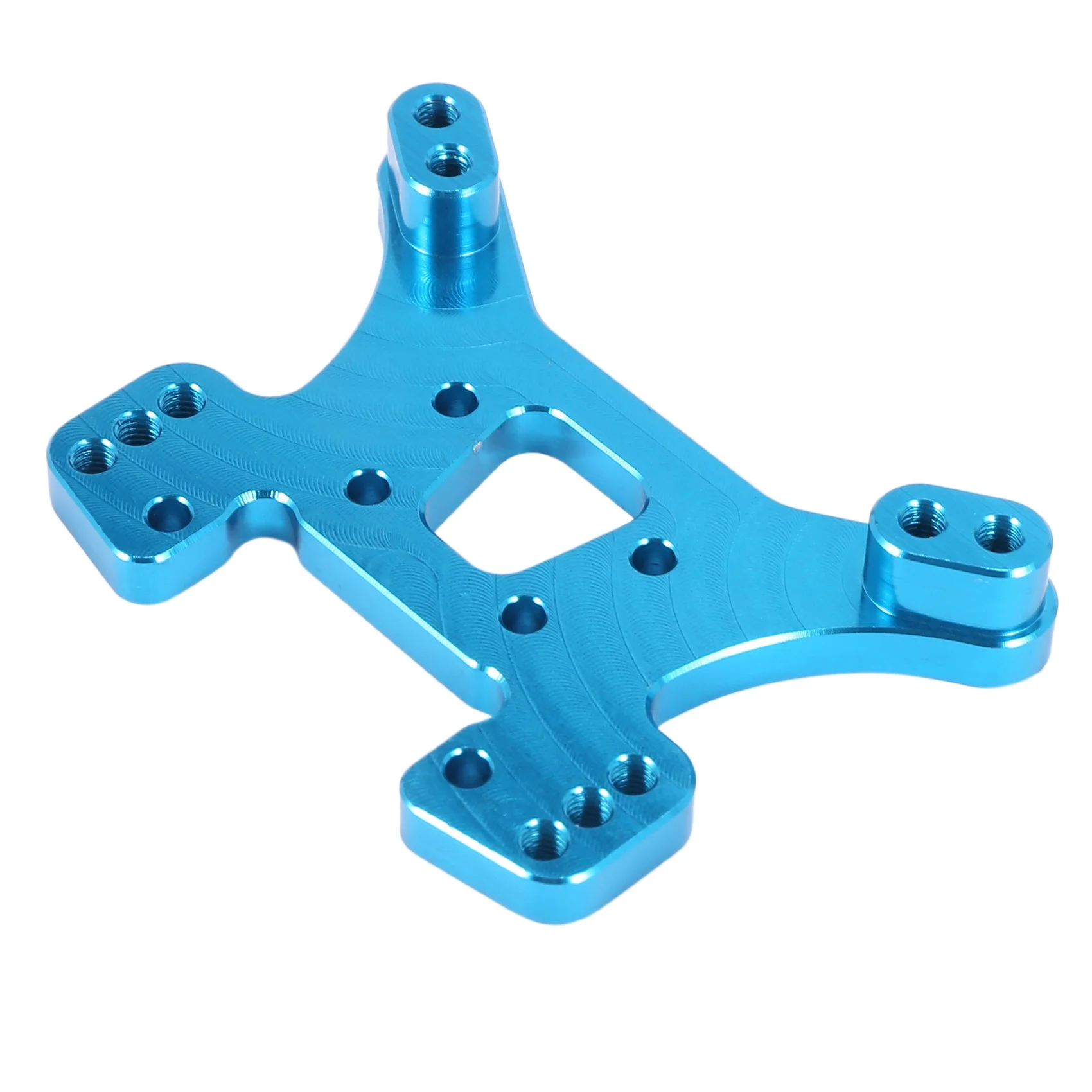 Juego de placa de torre de choque delantera y trasera, accesorios de repuesto para coche RC 4WD, 144001, 144001, azul