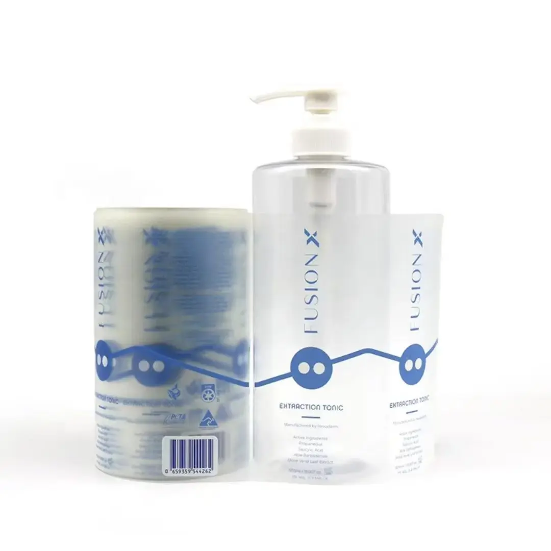 Custom Private Label Cosmetics Skincare Products Waterproof Gold Foil Bottle Labeling Personalized Beauty Care