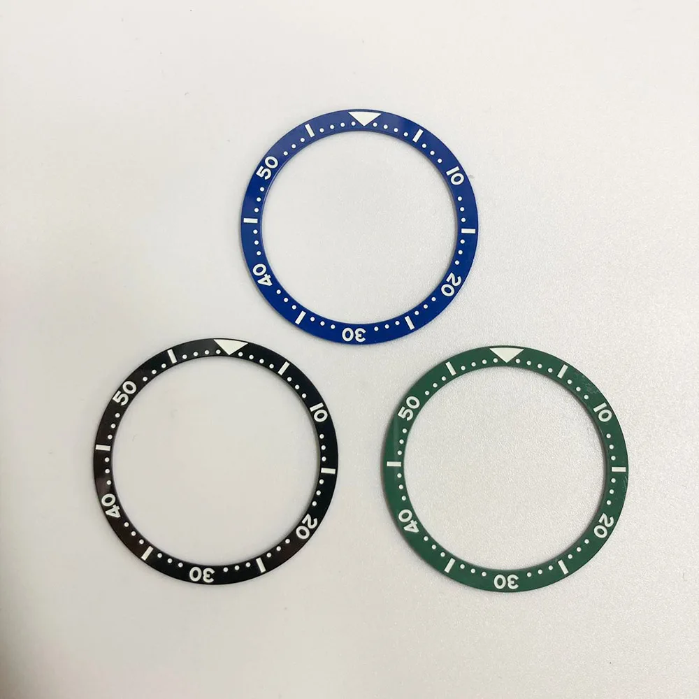 38*31.5mm Flat Sloping Ceramic Bezel Insert  substitute watch insert ring  Super luminous celebrities Watch Accessories