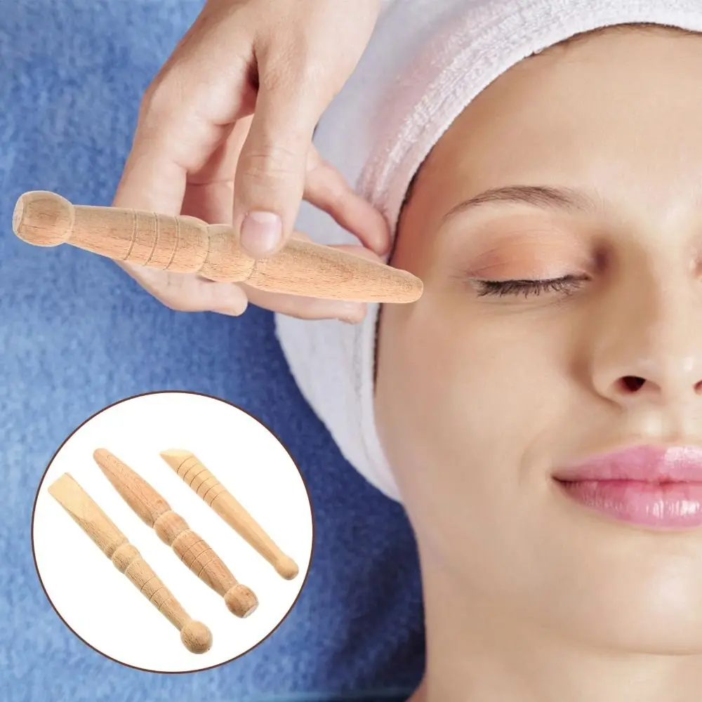 

3 шт. деревянные ручные акупрессуры, легкие физиотерапевтические традиционные тайские инструменты для рефлексологии, многофункциональные инструменты Гуаша