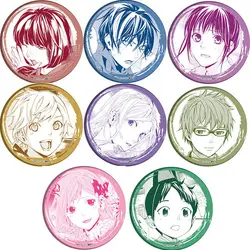 Noragami Anime Badge Yato Round Brooch Iki Hiyori Badges Ita Bag Ornament Yukine Brooches Cute Accesorios Desk Display Cute Gift