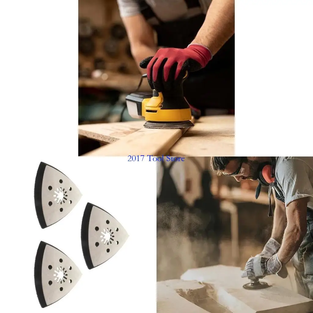 

K92A Треугольная наждачная бумага Монтажная диск 93 -мм эргономическая конструкция, подходящая для расширенного использования в