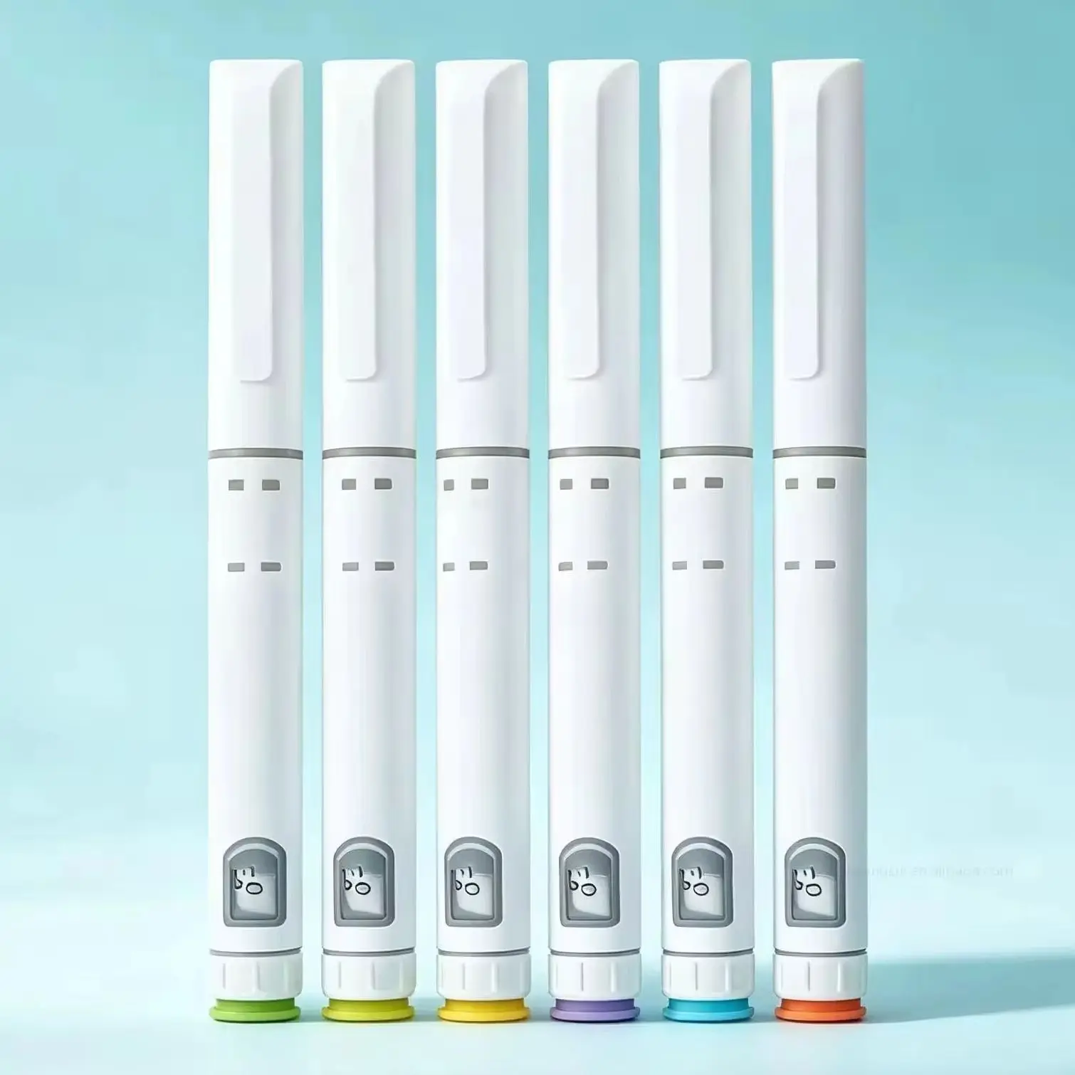 10Pcs Disposable Insulin Injection Pen 60U Adjustable Dose High Precision Safe Diabetic Body Care Magic Pen