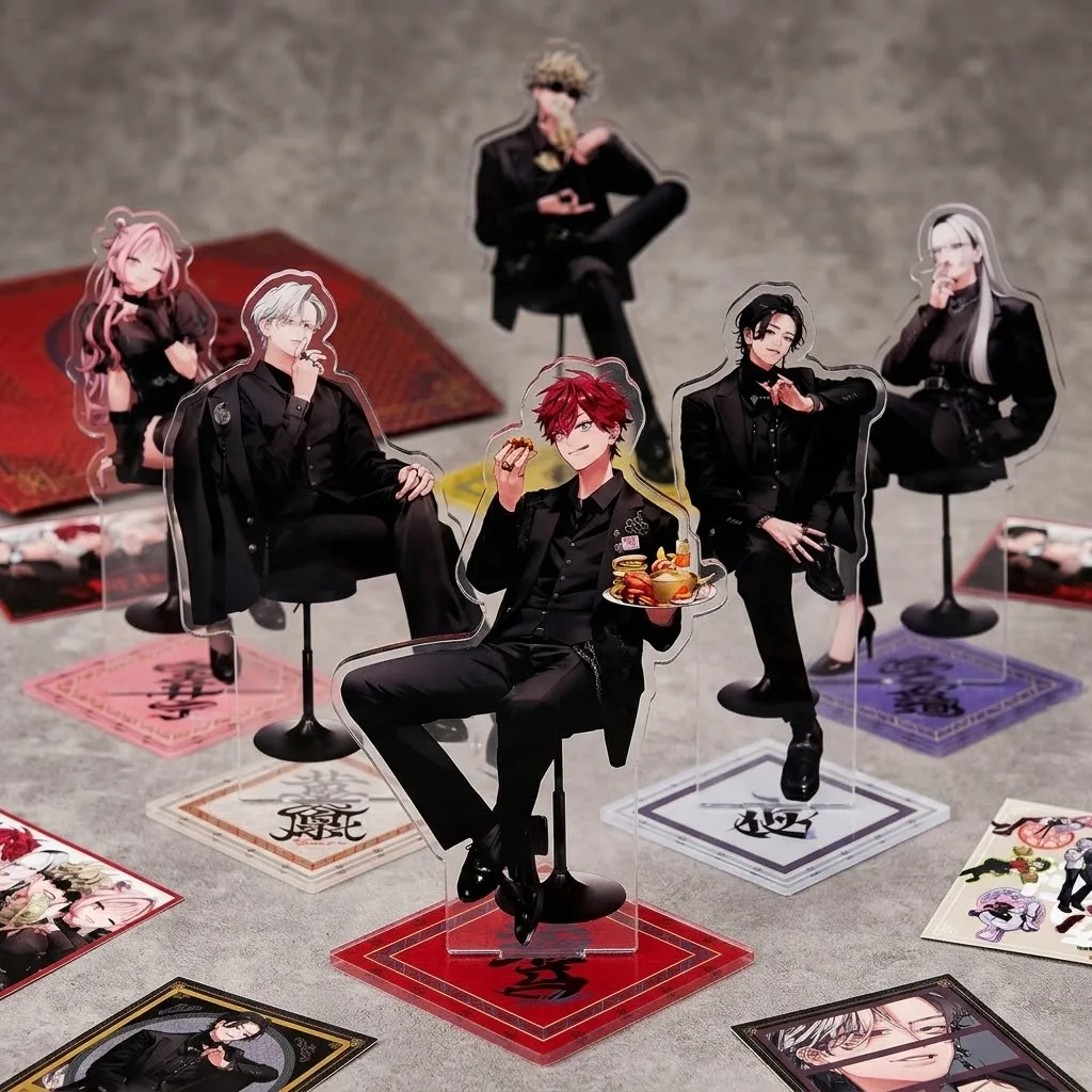 Gokurakugai Tatsuomi Alma Anime Acrylic Stand Figure Keychain Desk Decoration Model Board Cosplay Toy Collection Fans Gift