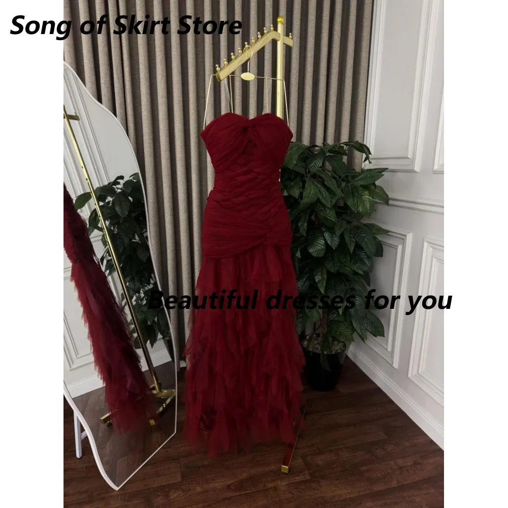 Customized Sexy Sweetheart Prom Dresses A-line Pleat Party Girl Gowns Floor-Length Formal Evening Dresses for Special Occasions