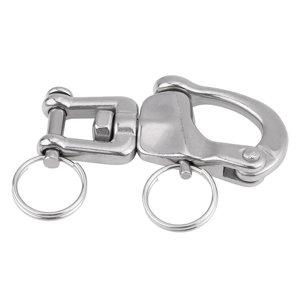 High Quality Swivel Shackle Boat Parts Spare Parts Rotatable Sailing Universal Fitment 316 Stainless Steel 70mm