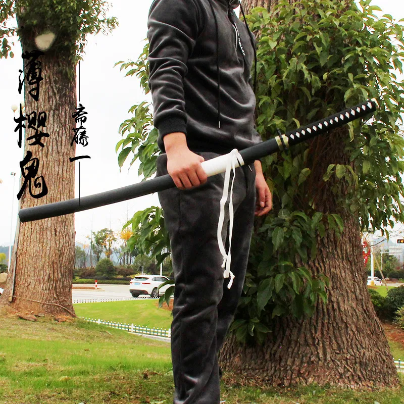 Espada de Madera Okita Souji, Espada Hajime Saito Hijikata Toshizo, Katana Japonesa para Cosplay, Accesorios de Cosplay de Alta Calidad