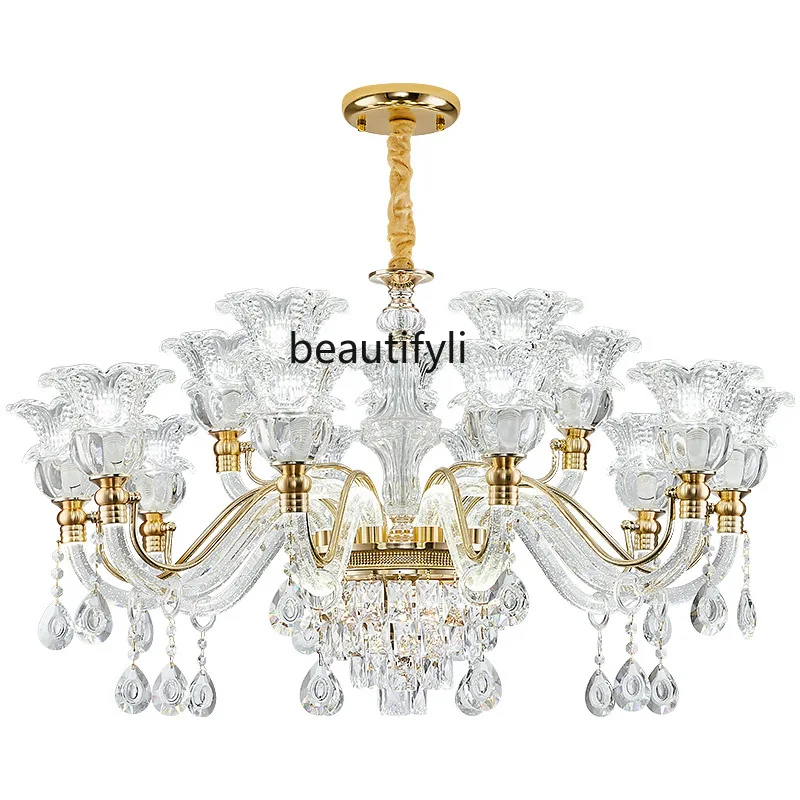 

HJ Chandelier Lamp in the Living Room LED Lamp Household Bedroom Dining Room Lamps