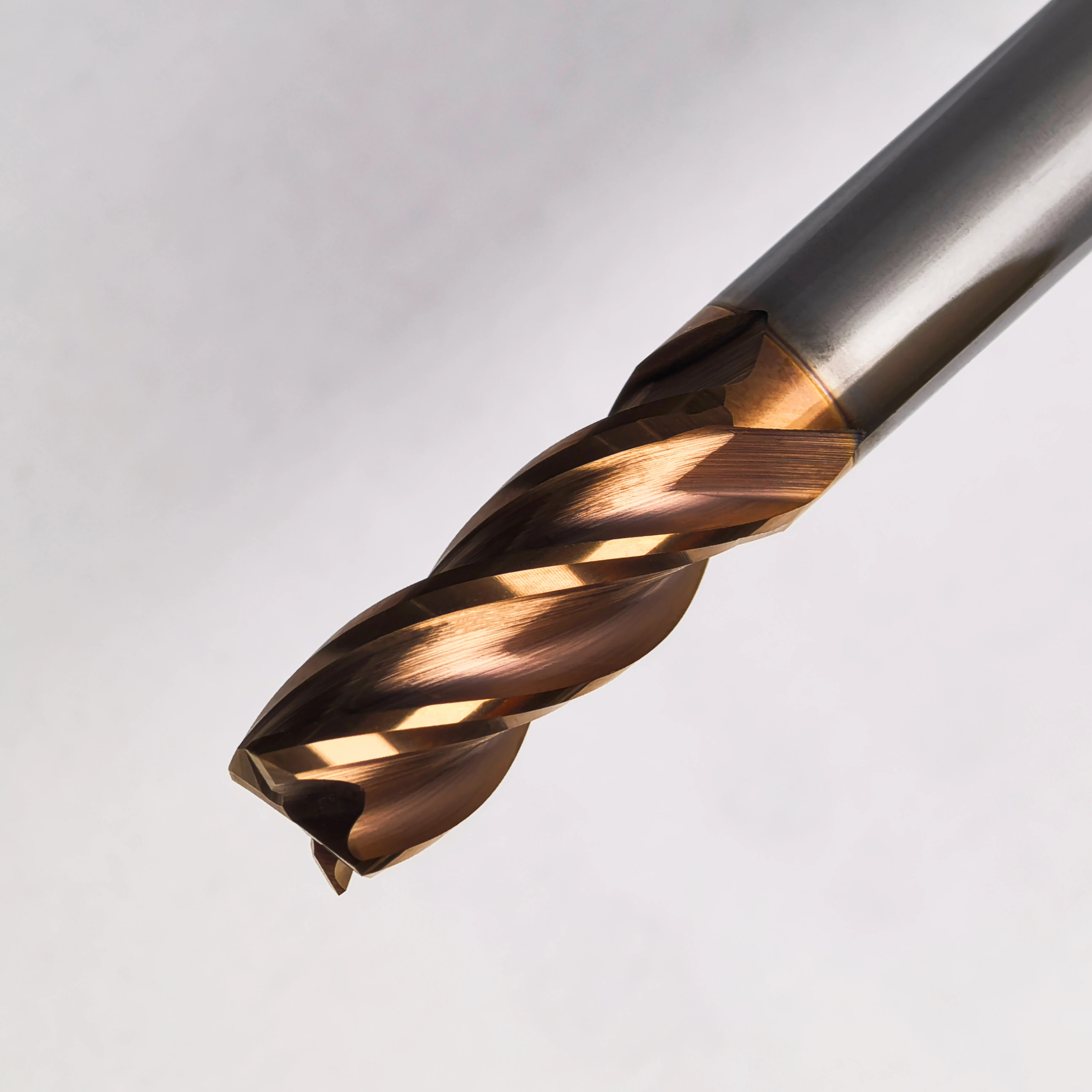 Endmills HRC 58 CNC Carbide End Mill  Steel Cutter 4 Flutes 6 8 10 12 16 20 mm Router Bit Metal Cutter Milling Tools
