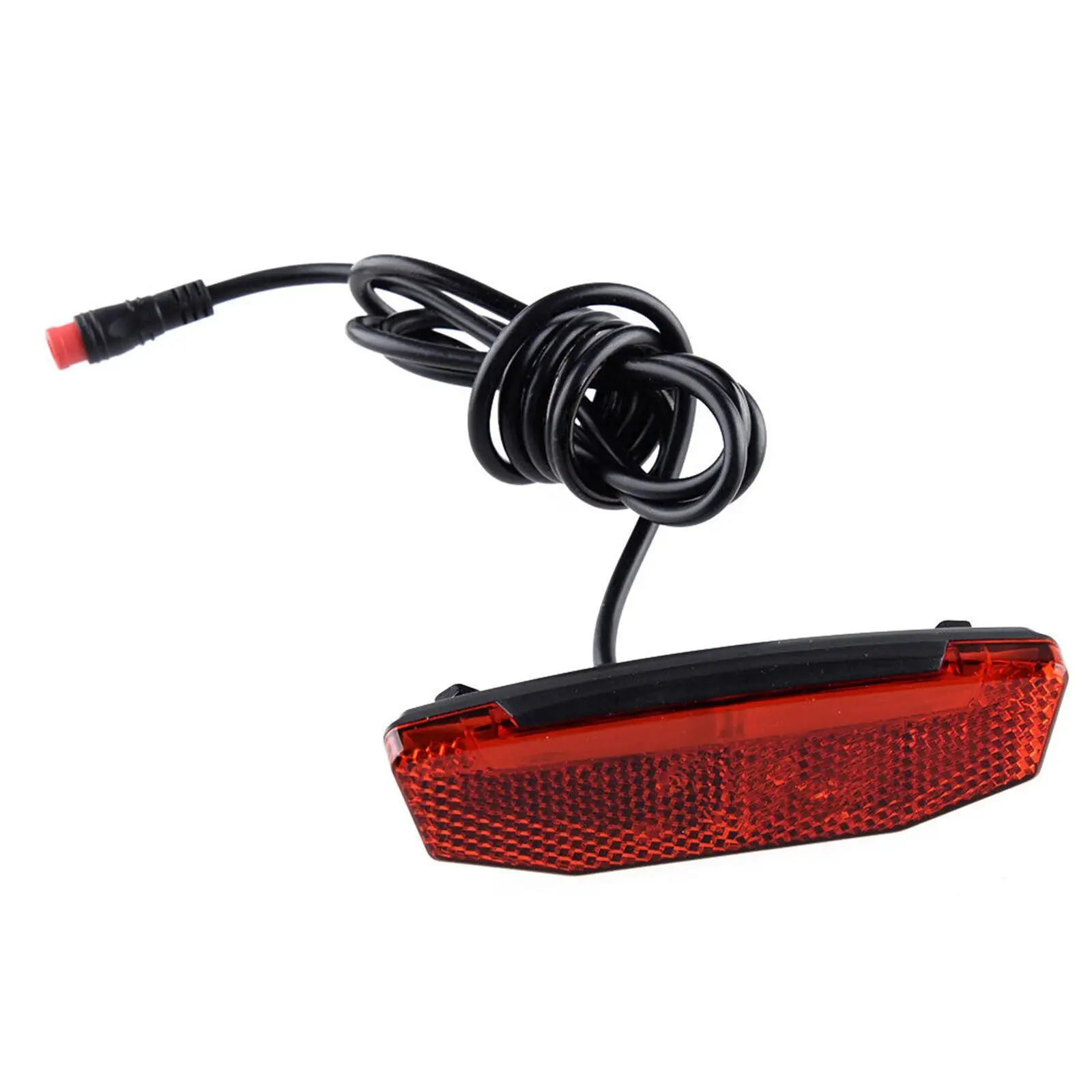 Ebike Accessories 6-60V Bicycle Rear Tail Light Cycling Electric Bicycle Safety Warning Lamp Bicycle Ebike Tail Light