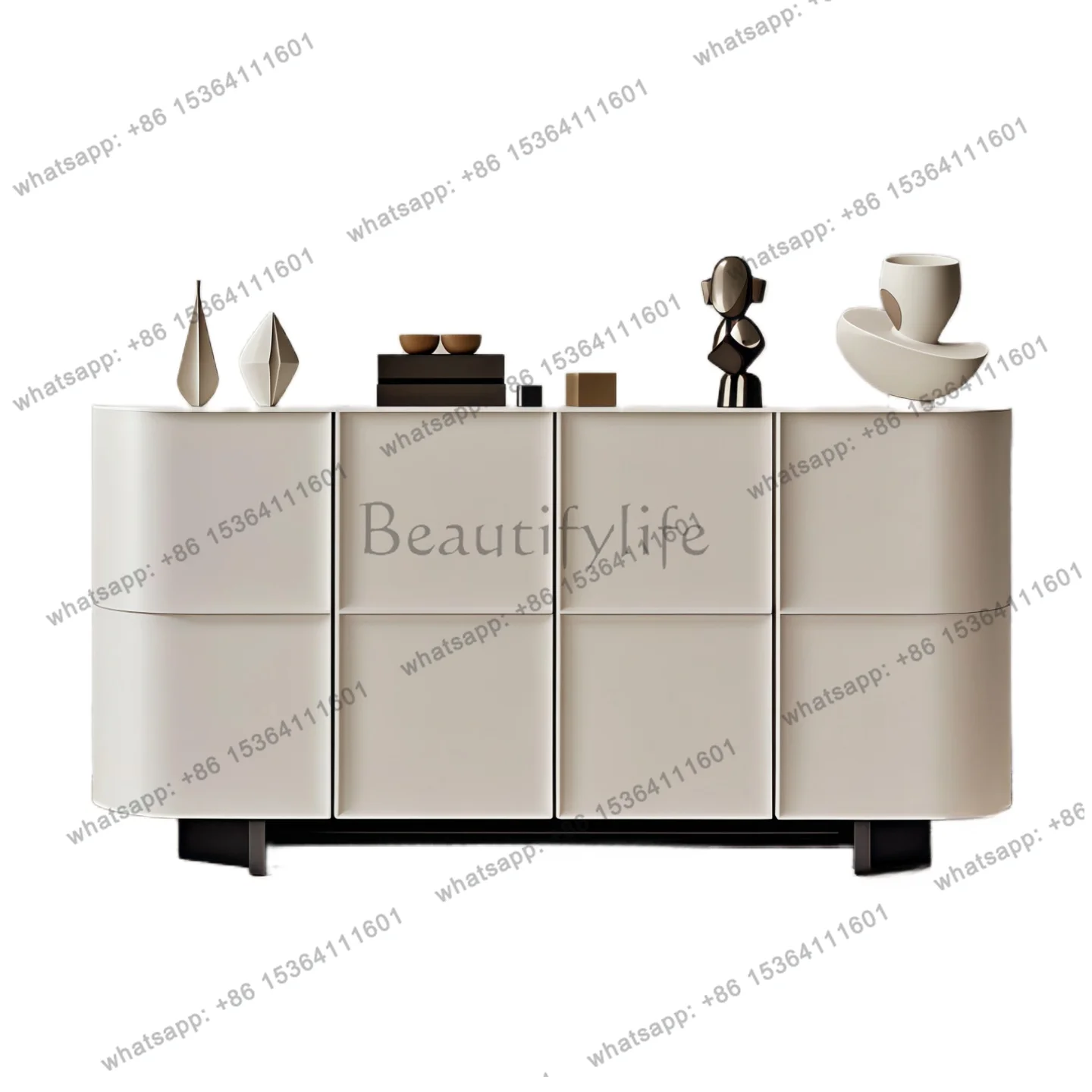 

Original Italian minimalist paint dining side cabinet living room against the wall storage porch storage decorative cabinet