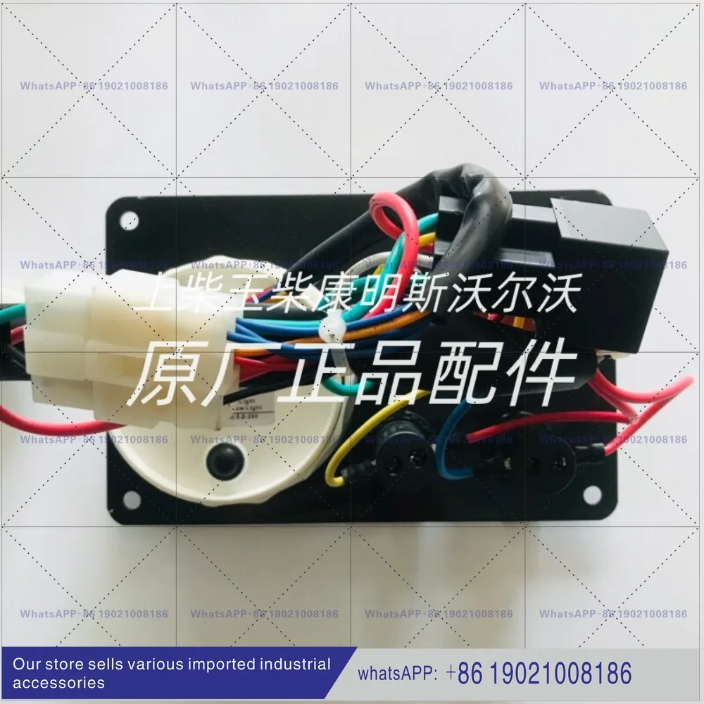 1 piece original 380J-3 instrument stand assembly tachometer water oil temperature buzzer