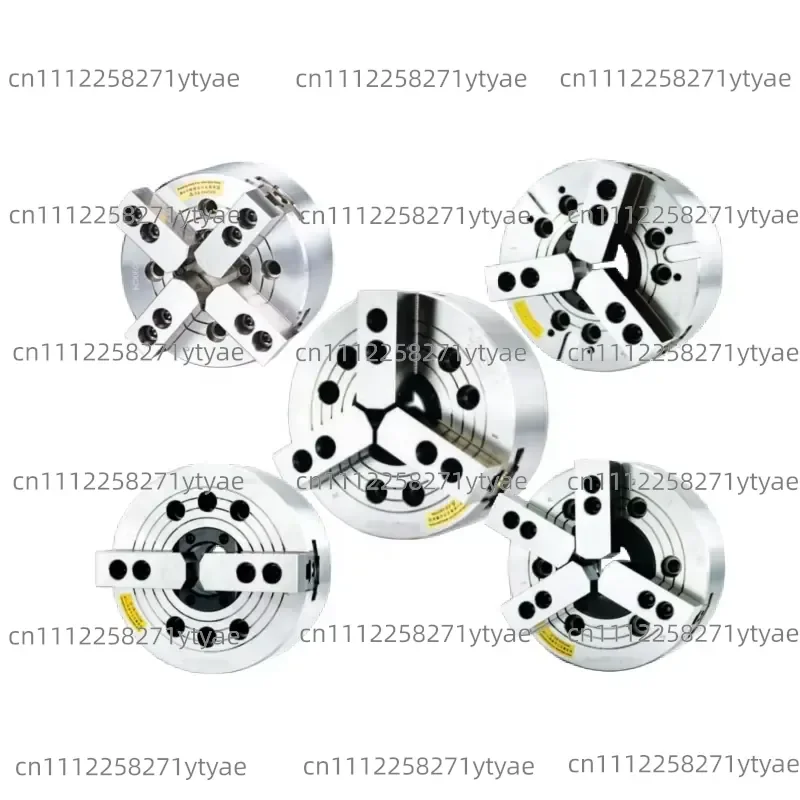 High Precision Machine Tool Accessories Chuck Milling Machine Through Hole Oil Cylinder 2 Claw 4 Claw Hydraulic Chuck