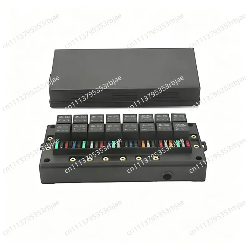 Automobile main control box with wiring harness for modified vehicles, automobile 16-way relay box 24-way fuse