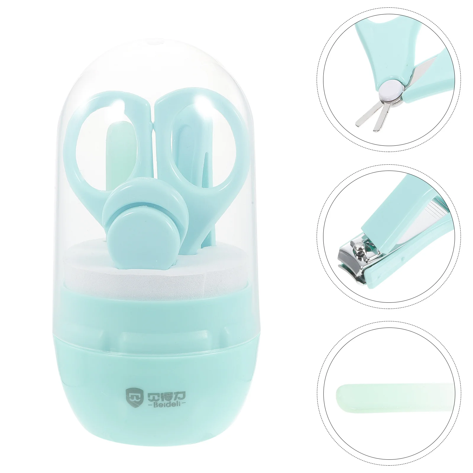 

1 комплект, набор детских кусачек для ногтей, милый мультяшный дизайн, детский маникюрный инструмент для ухода за ногтями для малышей, детский маникюрный инструмент